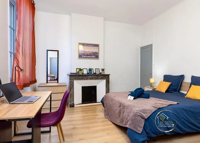 La Belle Bastide Cozy - Centre-ville - Carnot 2 Minutes 카르카손