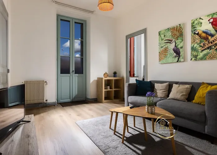 La Belle Bastide Cozy - Centre-ville - Carnot 2 Minutes 아파트 *