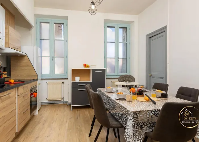 아파트 La Belle Bastide Cozy - Centre-ville - Carnot 2 Minutes *